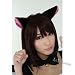 【A&TCollection】ふかふか猫耳カチューシャ 黒 【A&TCollection】ふかふか猫耳カチューシャ 黒