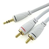 Ivuna RCA Male to Male 3.5 Jack Cable 2.0 Metre - Whiteby Cablesson