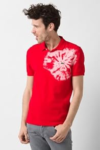L!VE Short Sleeve Tie-Dye Polo