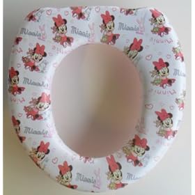 Disney Minnie Mouse Toilet Seat for Potty/Toilet Training Padded Seat for Loo