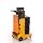 Banner Stakes 20100012 Cart Package, 16 Pieces, Orange Polyester Fabric"Hard Hat Area" Banner