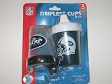 NEW YORK JETS 8 oz. Team Logo Kids No-Spill SIPPY CUP (2 Pack) by Haddad