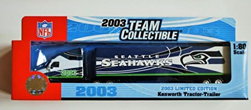 2003 Team Collectible Fleer Limited edition Seattle Seahawks 1:80 scale Tractor Trailer