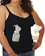 all-in-one Rumina Hands-Free Pumping Bra & Nursing Tank - Black Medium