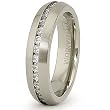 5mm Titanium Ring with CZ (Sizes 6-8)