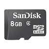 SanDisk microSDHC memory card 8GB Class4 C4 BRAND NEW GENUINE SEALED PACK