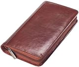 Clava Glazed Leather Passport Wallet Travel Wallets