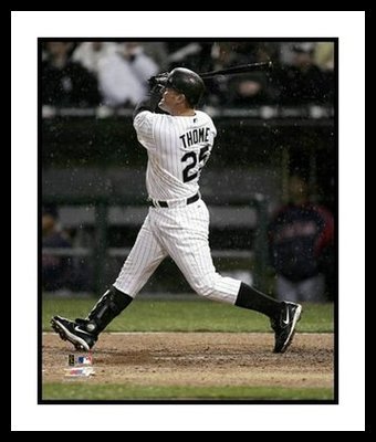 Jim Thome Framed 8x10 Photo - Chicago White Sox HR