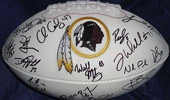 2011 WASHINGTON REDSKINS TEAM SIGNED AUTOGRAPHED FOOTBALL COA + HOLOGRAM