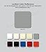 Leviton 2-Gang Power Receptacle Wallplate, Flush Mount, Standard Size, Device Mount, Steel-Aluminum Finish, S701-GY
