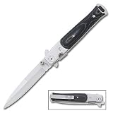 Stiletto Buster Folding Knife w/ Mircarta Handle