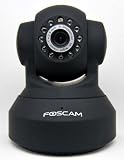 Foscam FI8918W Wireless/Wired Pan & Tilt IP Camera,Apple Mac and Windows compatible, 8 Meter Night Vision,3.6mm Lens (67° Viewing Angle),NEWEST MODEL (replaces the FI8908W),Color - Black
