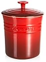 Le Creuset Stoneware Small Canister, Cherry