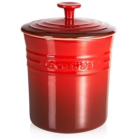 Le Creuset Stoneware Small Canister, Cherry