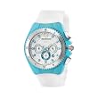 TechnoMarine Unisex 109014 Cruise Beach Chronograph Turquoise and White Watch