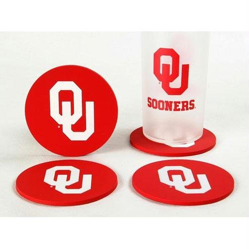 Oklahoma Sooners Coasters (4 Pack)