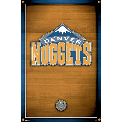 (24x36) Denver Nuggets (New Logo) Sports Poster Print
