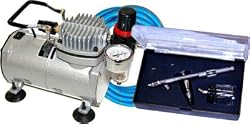 MASTER S62 Airbrush Kit with Compressor and Hose