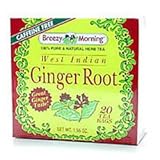 IMAGE OF Breezy Morning Teas Tea West Ind Ginger 20 bag ( Multi-Pack)