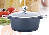 IMAGE OF Womoto Die Cast Aluminum Soup Pan 9.5inch with Cover