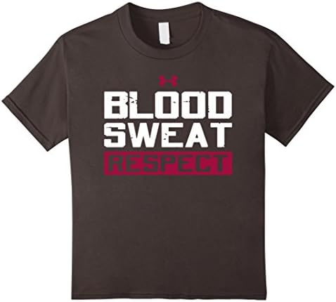 Kids Blood Sweat And Respect T-Shirt 4 Asphalt