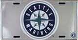 Seattle Mariners MLB Chrome License Plate Plates Tag Tags Plate Tag Tags auto vehicle car front