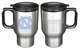 North Carolina Tar Heels Stainless Steel Travel Mug (Set of 2)