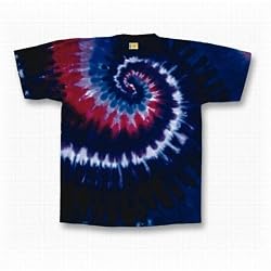 Youth Tie Dye Mania Cranberry Swirl Tie-Dye Short Sleeve T-Shirt