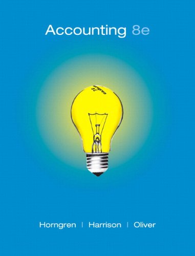 Textbook - Accounting, Chapters 1-14, 8th Edition (Chapters 1-13)