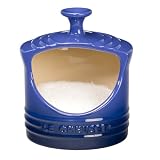 Le Creuset Stoneware 10-Ounce Salt Crock, Cobalt