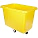 Rubbermaid Polyethylene Box Cart, Yellow