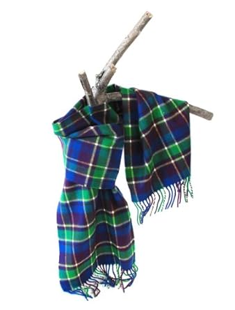 Softer than cashmere 12 by 60 warm winter Plaid scarves for Men and Women