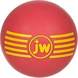 JW Pet Company iSqueak Ball Rubber Dog Toy, Small, Colors Vary