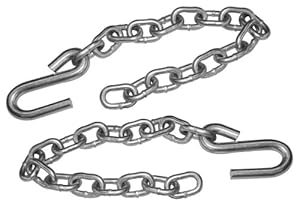 TowZone OAL 31-Inch Safety Chains for Trailers