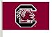 South Carolina Car Flag with Wall Bracket (Set of 2)
