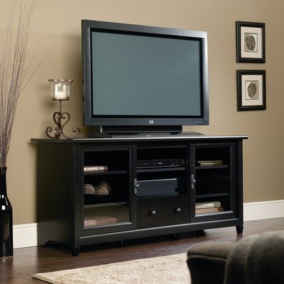 Sauder Edge Water Entertainment Credenza Estate Black