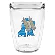 Bar Mitzvah Talit 16 oz Insulated Beverage Tumbler, Clear