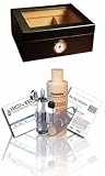 The Artisan Humidor Black Package Combo