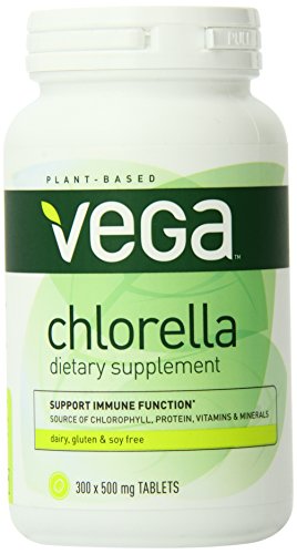 Vega Chlorella, 300 Tablets, 500mg Vega Chlorella, 300 Tablets, 500mg