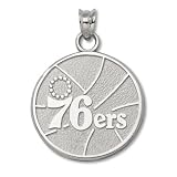 76ers Sterling Silver Logo Pendant (sev009ss)