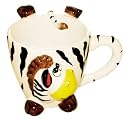 ZooBuds Zebra Hand Painted 8 Ounce Mug