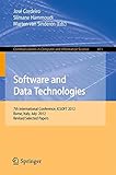 Software and data technologies : 7th international conference, ICSOFT 2012, Rome, Italy, July 24-27, 2012, revised selected papers