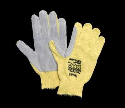 Perfect Fit Junk Yard Dog 7 Cut Resistant Standard Weight Kevlar Gloves, Mens (12 Pair)
