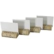 Resin Wine Cork Placecard Holders -Set of 4