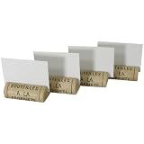 Wine Cork Placecard Holders - Set of 4