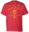 Spain 2010 World Cup Futbol / Soccer Champions Red Adult Champs T-Shirt
