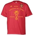 Spain 2010 World Cup Futbol / Soccer Champions Red Adult Champs T-Shirt