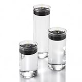 IMAGE OF Set of 36 Cylinder Vases and 36 Floating Candles 3