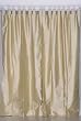 Cream with hint of green Art Silk Custom made Curtains Drapes Panels Tab Top