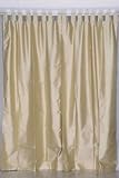 Cream Art Silk Custom made Curtains Drapes Panels Tab Top